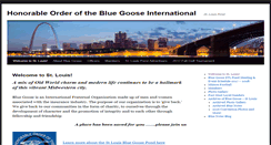 Desktop Screenshot of bluegoosestl.org